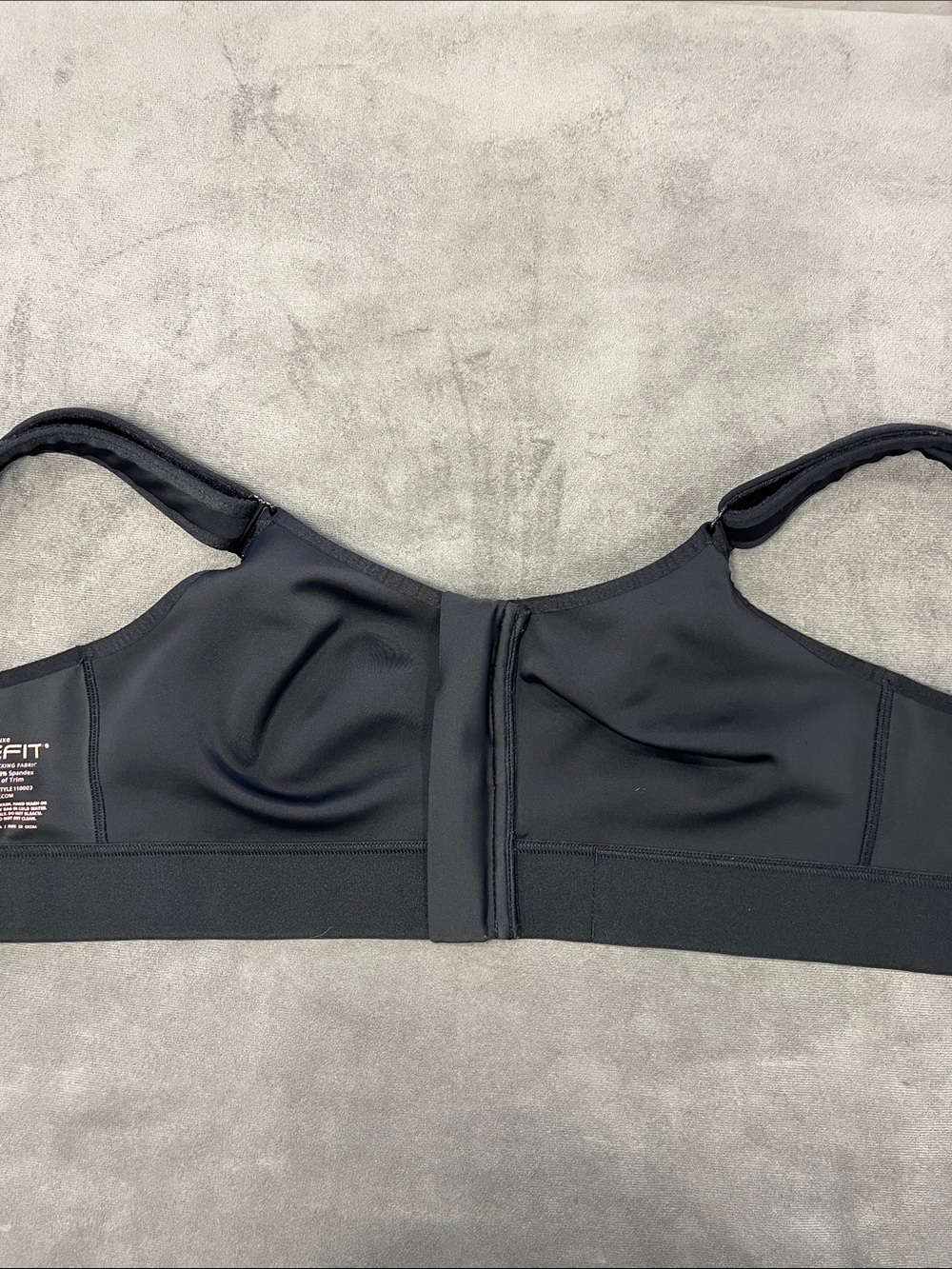 SHEFIT Black Front-Zip Flex Sports Bra Medium Impact Size 1 Luxe - Picture 10 of 16